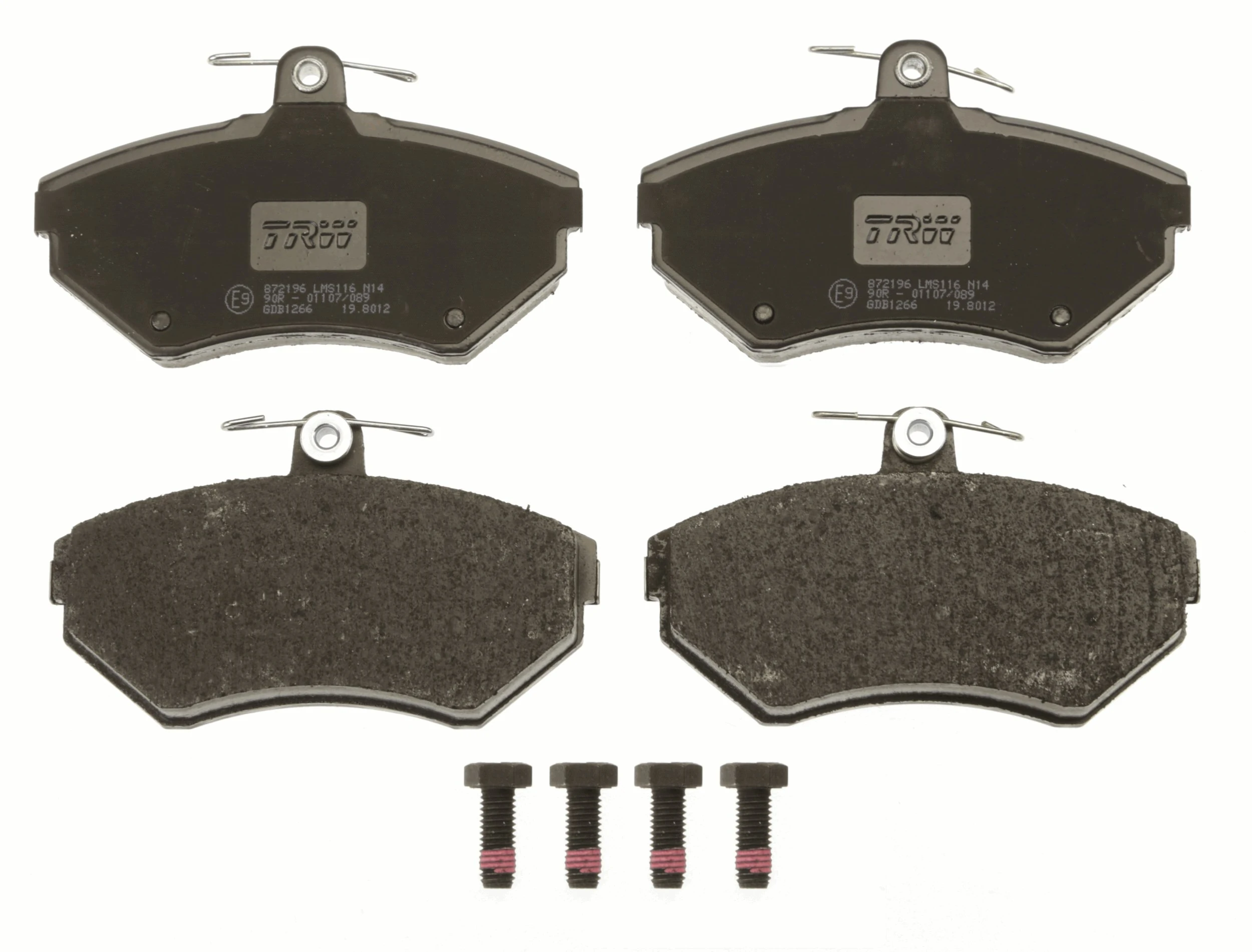 TRW fékbetétkészlet, tárcsafék - GDB1266 - TothCarparts