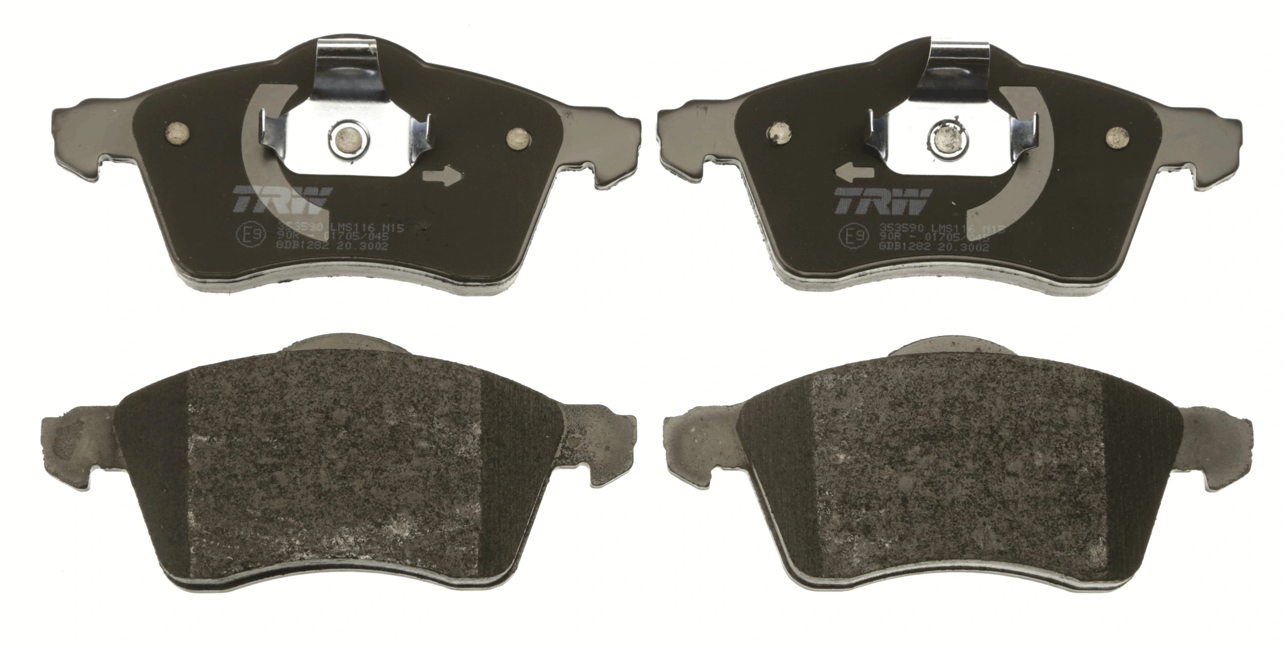 TRW fékbetétkészlet, tárcsafék - GDB1282 - TothCarparts