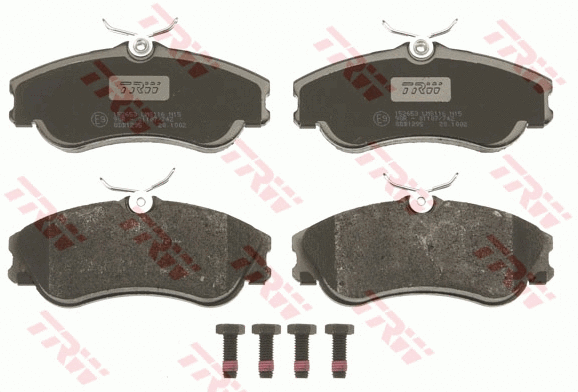 TRW fékbetétkészlet, tárcsafék - GDB1295 - TothCarparts