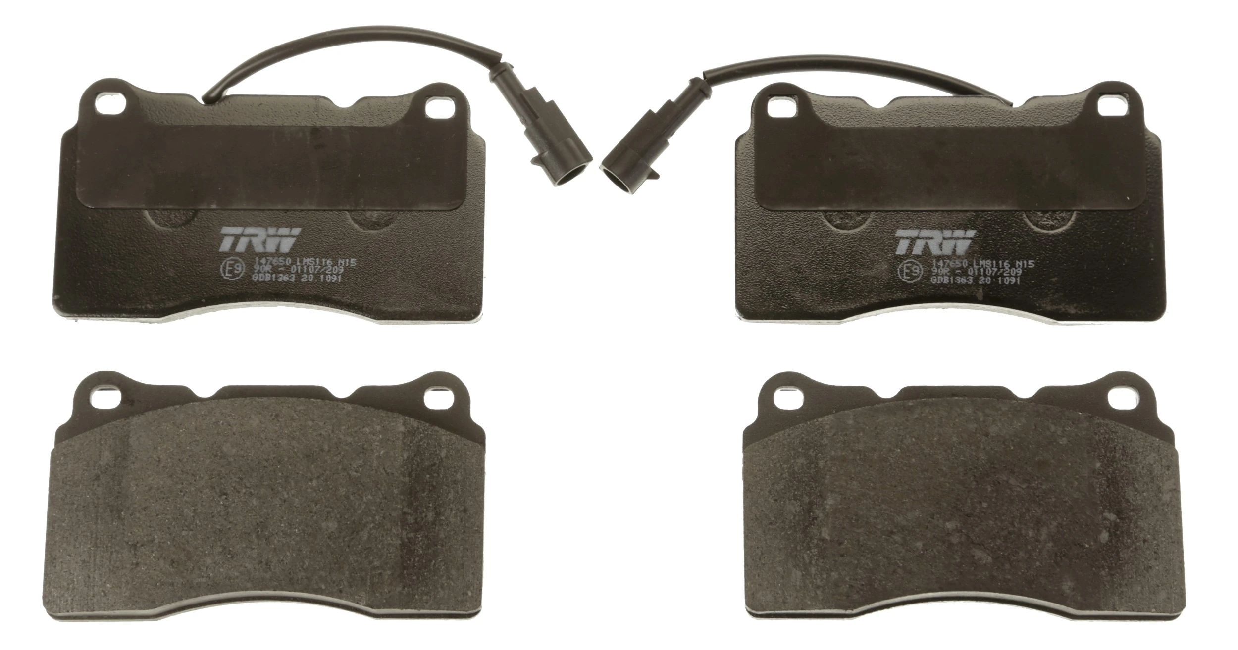TRW fékbetétkészlet, tárcsafék - GDB1363 - TothCarparts