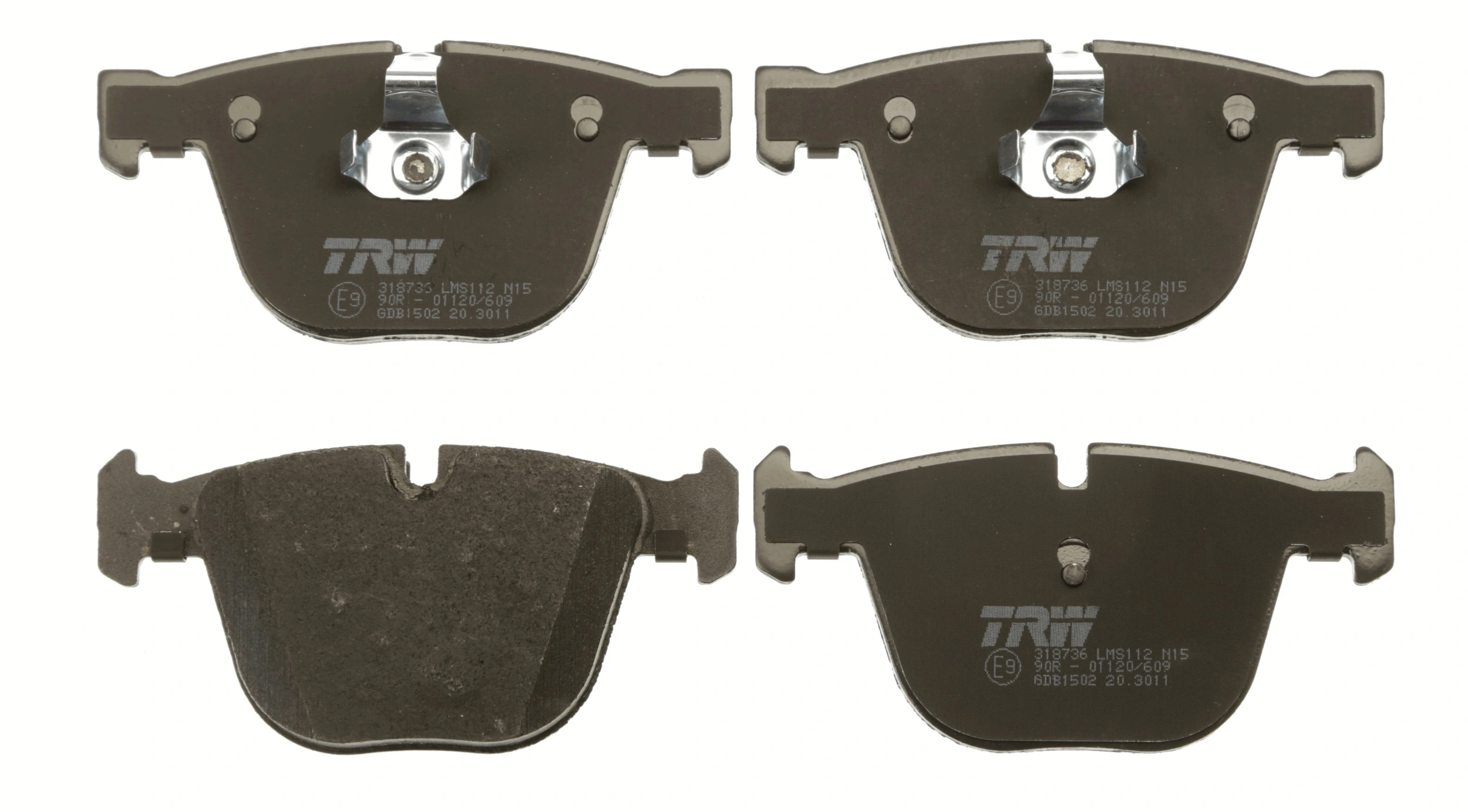 TRW fékbetétkészlet, tárcsafék - GDB1502 - TothCarparts