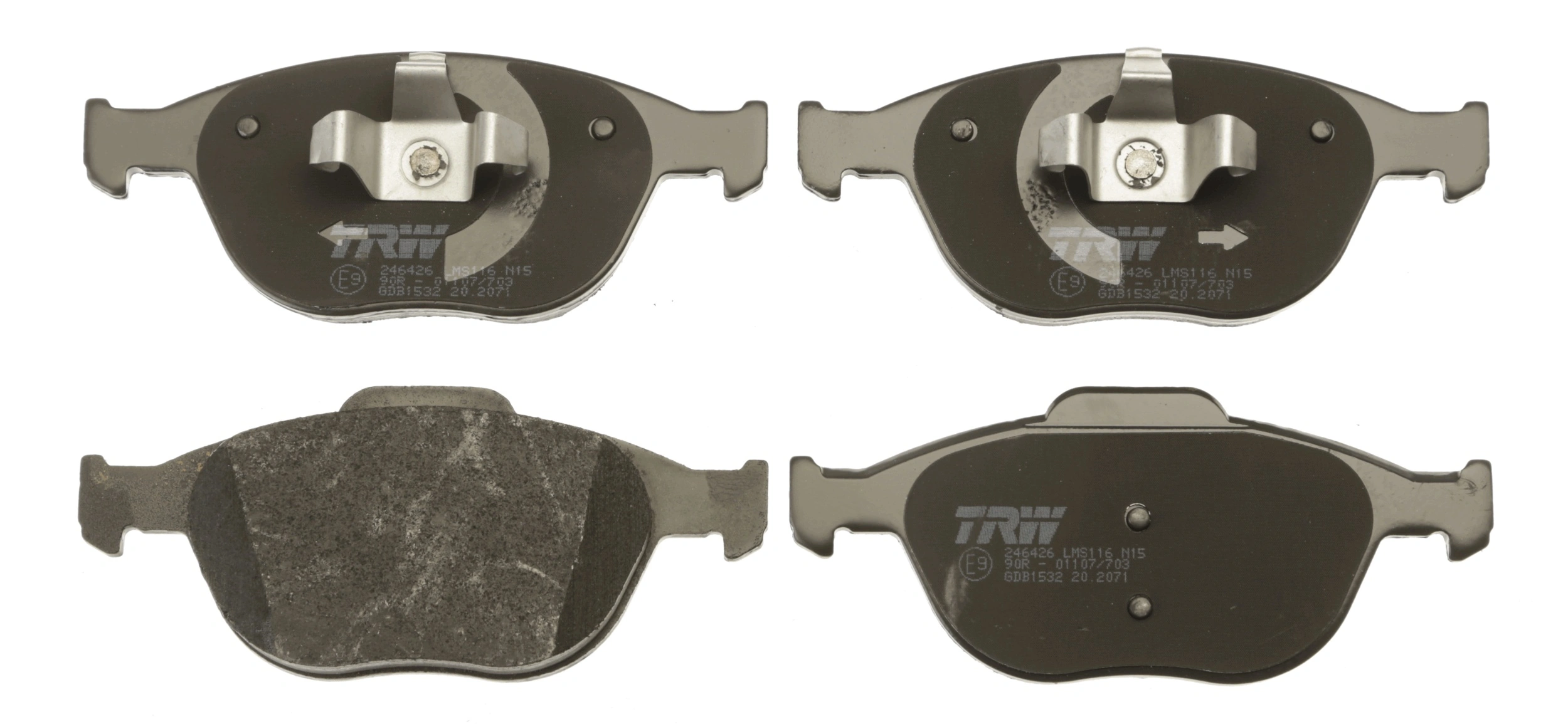 TRW fékbetétkészlet, tárcsafék - GDB1532 - TothCarparts