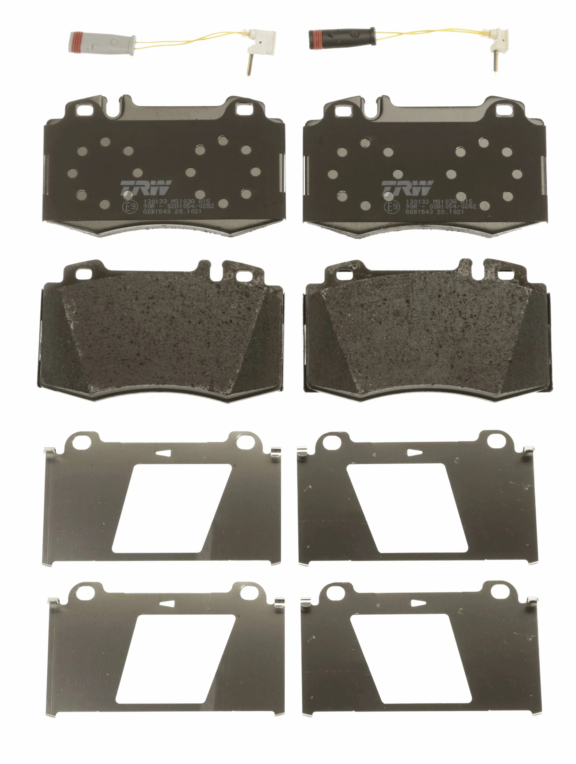 TRW fékbetétkészlet, tárcsafék - GDB1543 - TothCarparts