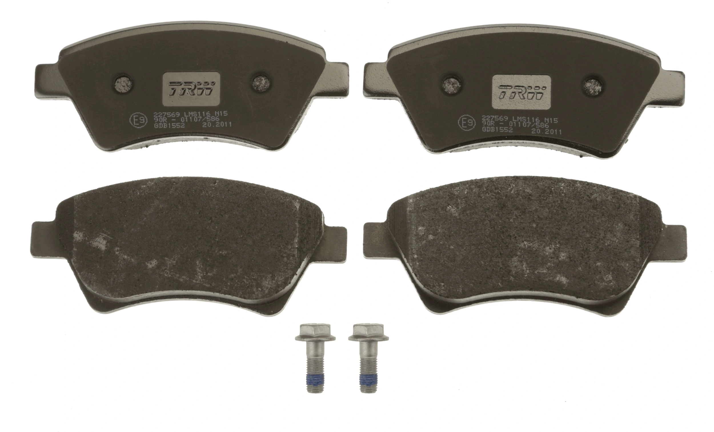 TRW fékbetétkészlet, tárcsafék - GDB1552 - TothCarparts