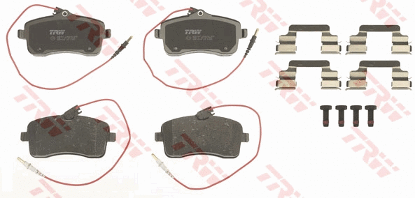 TRW fékbetétkészlet, tárcsafék - GDB1594 - TothCarparts