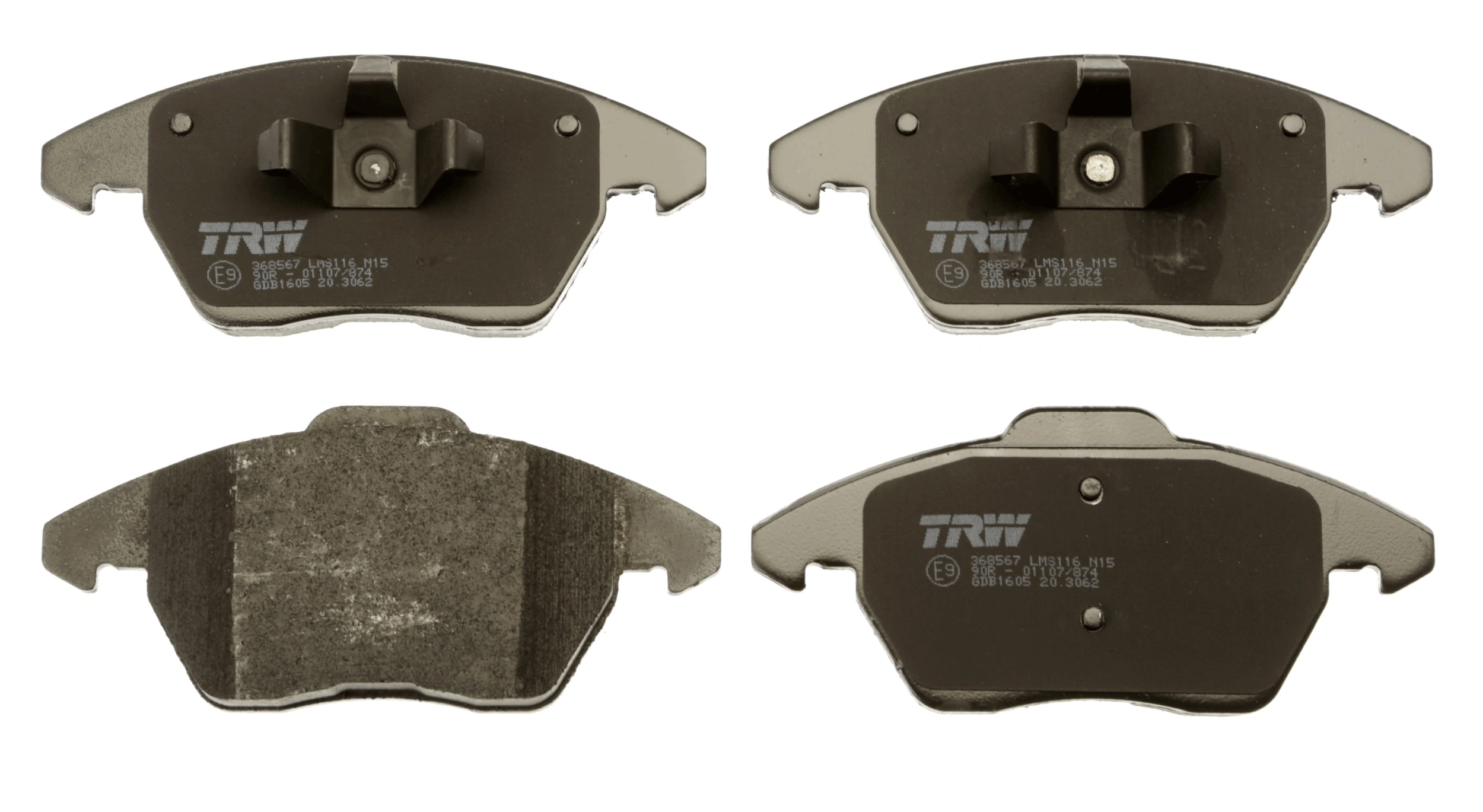 TRW fékbetétkészlet, tárcsafék - GDB1605 - TothCarparts