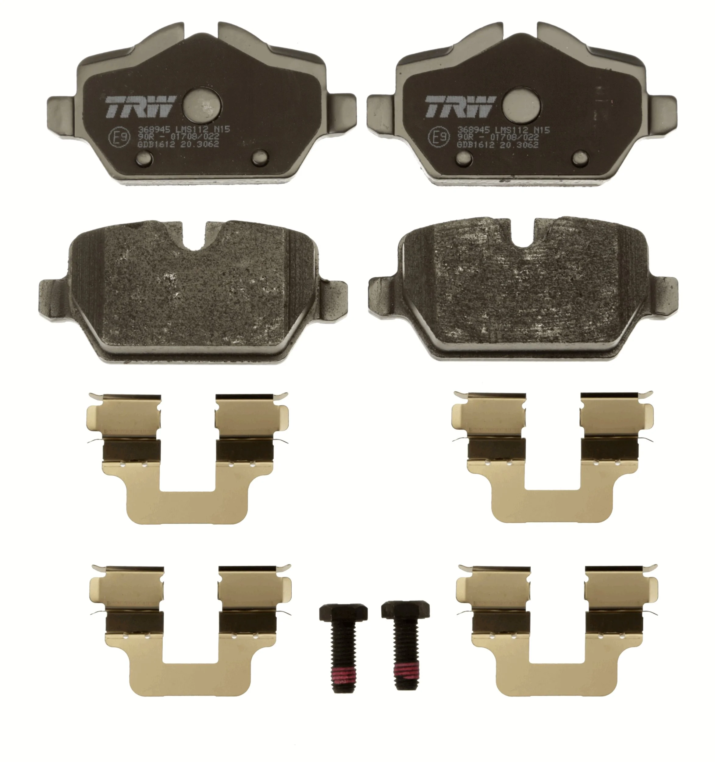 TRW fékbetétkészlet, tárcsafék - GDB1612 - TothCarparts