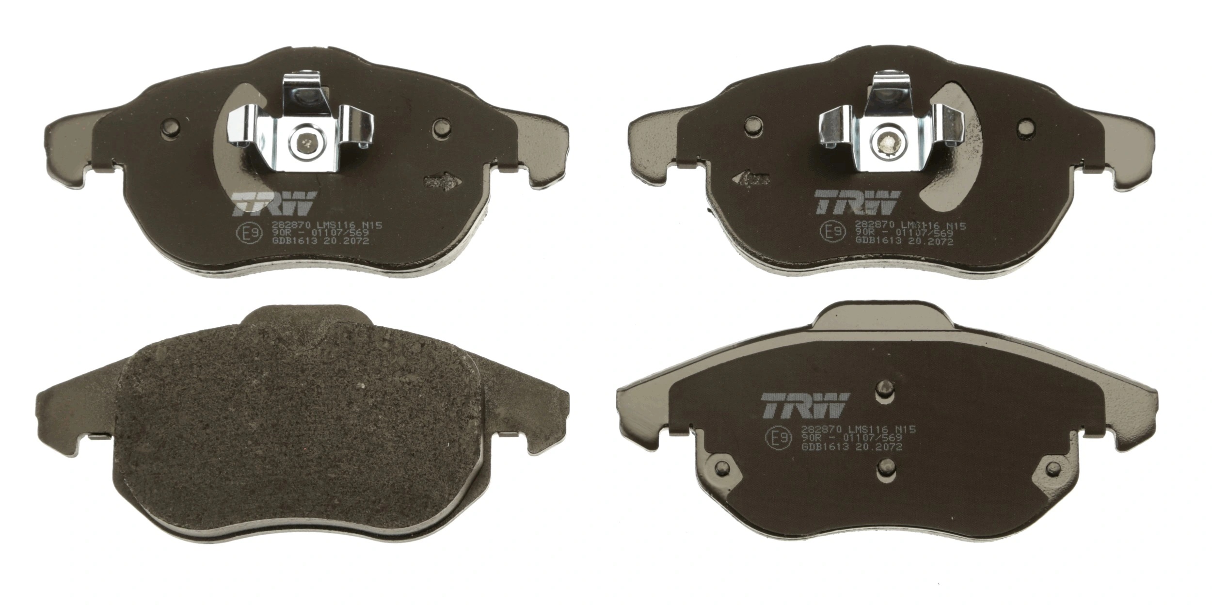 TRW fékbetétkészlet, tárcsafék - GDB1613 - TothCarparts