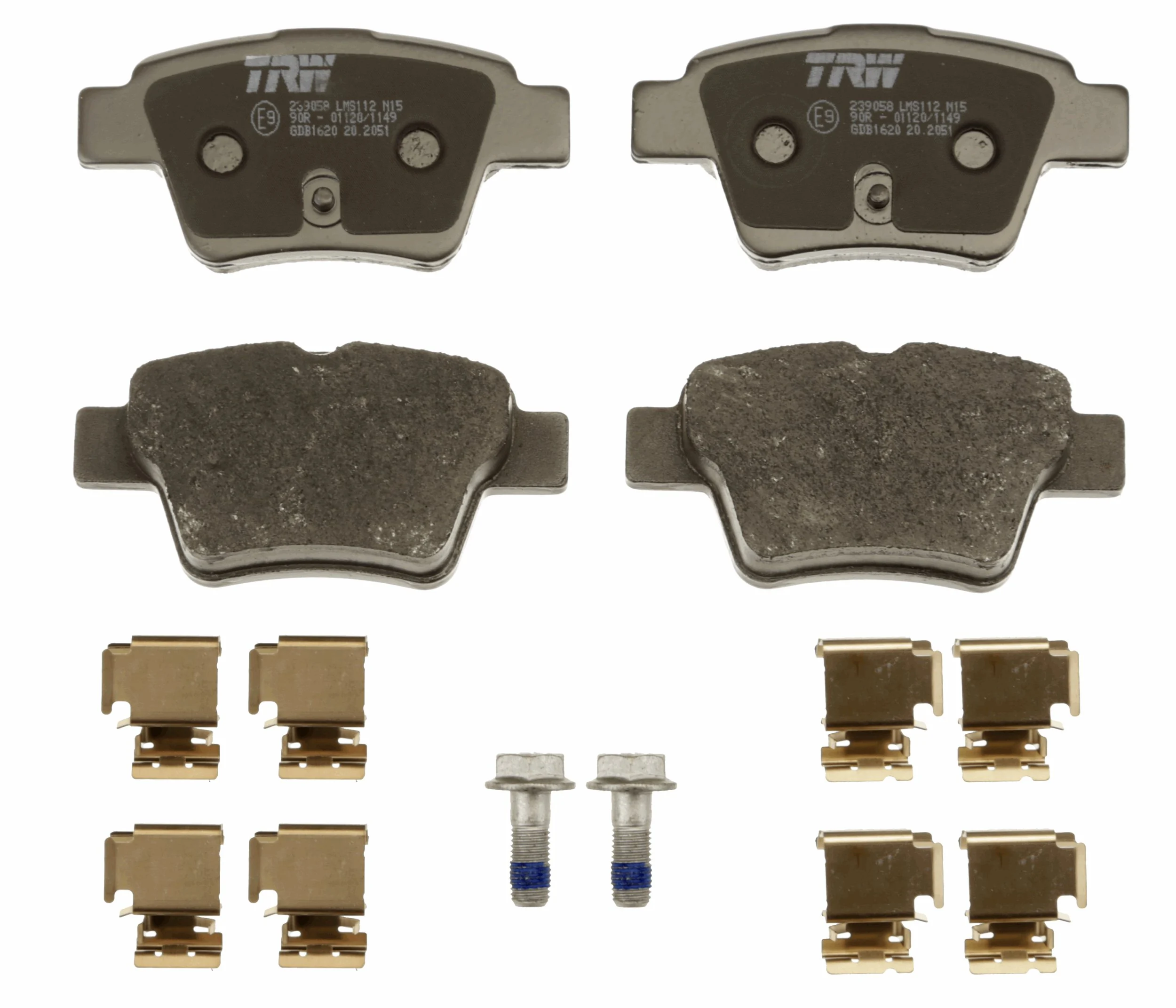 TRW fékbetétkészlet, tárcsafék - GDB1620 - TothCarparts