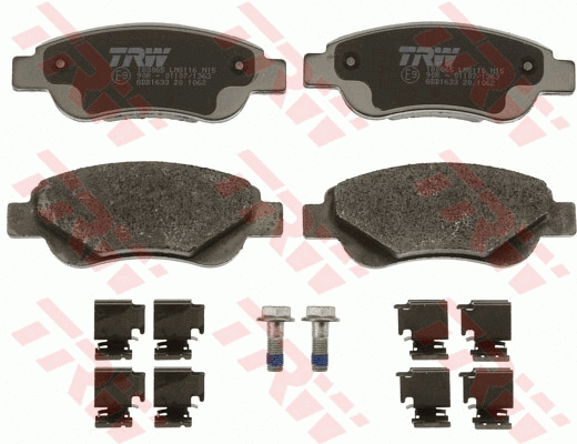 TRW fékbetétkészlet, tárcsafék - GDB1633 - TothCarparts