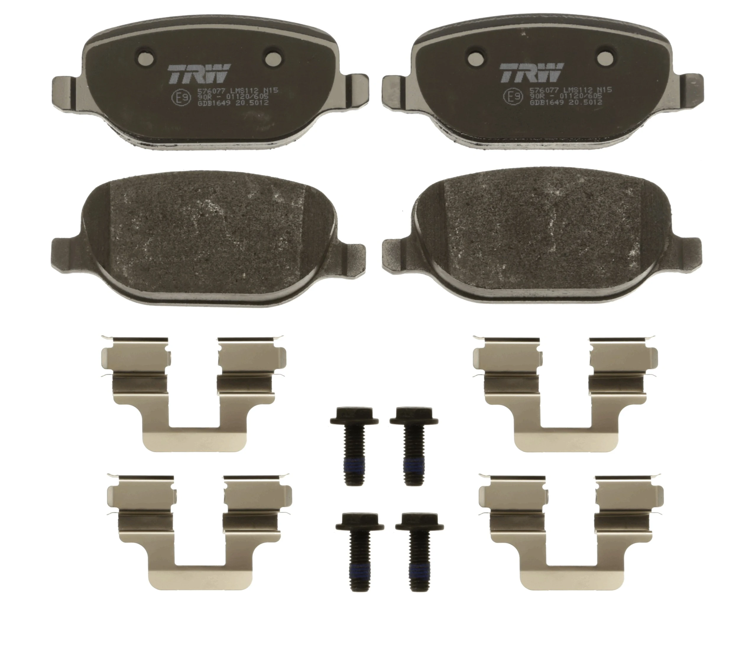 TRW fékbetétkészlet, tárcsafék - GDB1649 - TothCarparts