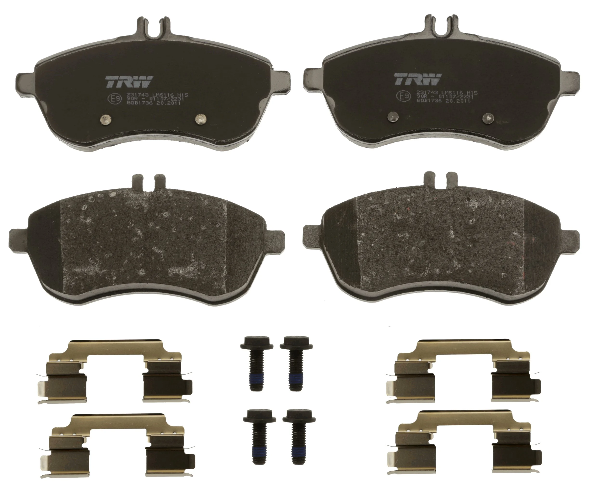 TRW fékbetétkészlet, tárcsafék - GDB1736 - TothCarparts