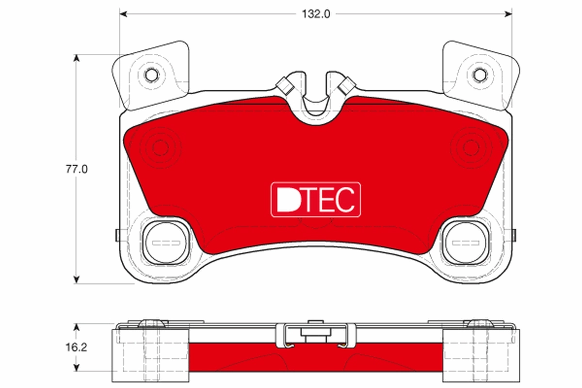 TRW fékbetétkészlet, tárcsafék - GDB1775DTE - TothCarparts