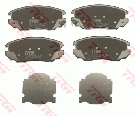 TRW fékbetétkészlet, tárcsafék - GDB1782DT - TothCarparts