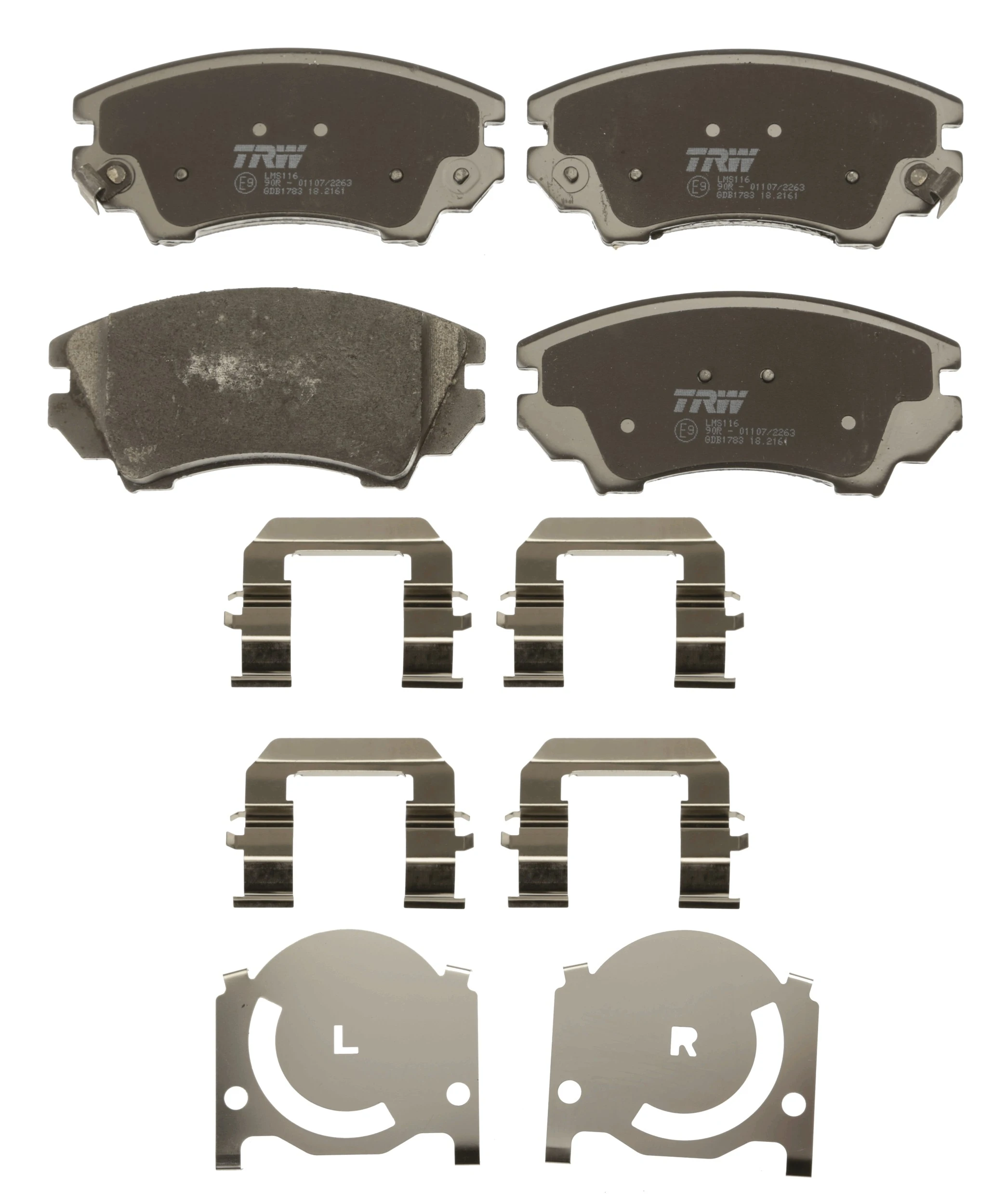 TRW fékbetétkészlet, tárcsafék - GDB1783 - TothCarparts