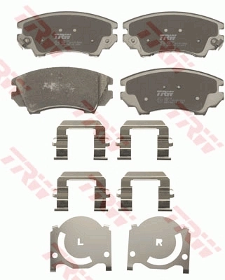 TRW fékbetétkészlet, tárcsafék - GDB1783DT - TothCarparts