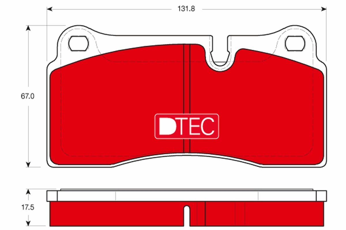 TRW fékbetétkészlet, tárcsafék - GDB1816DTE - TothCarparts