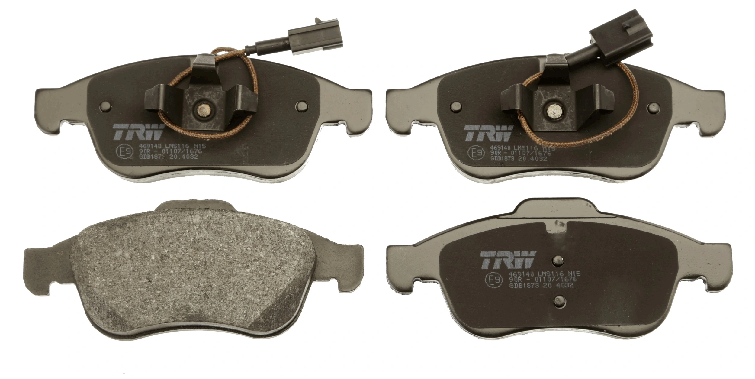 TRW fékbetétkészlet, tárcsafék - GDB1873 - TothCarparts