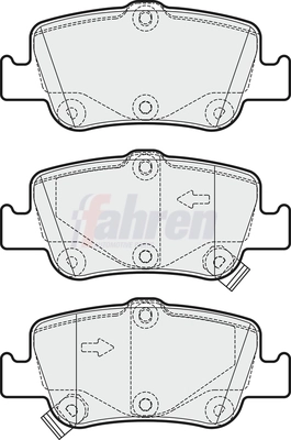 Fahren fékbetétkészlet, tárcsafék - FBP3251 - TothCarparts