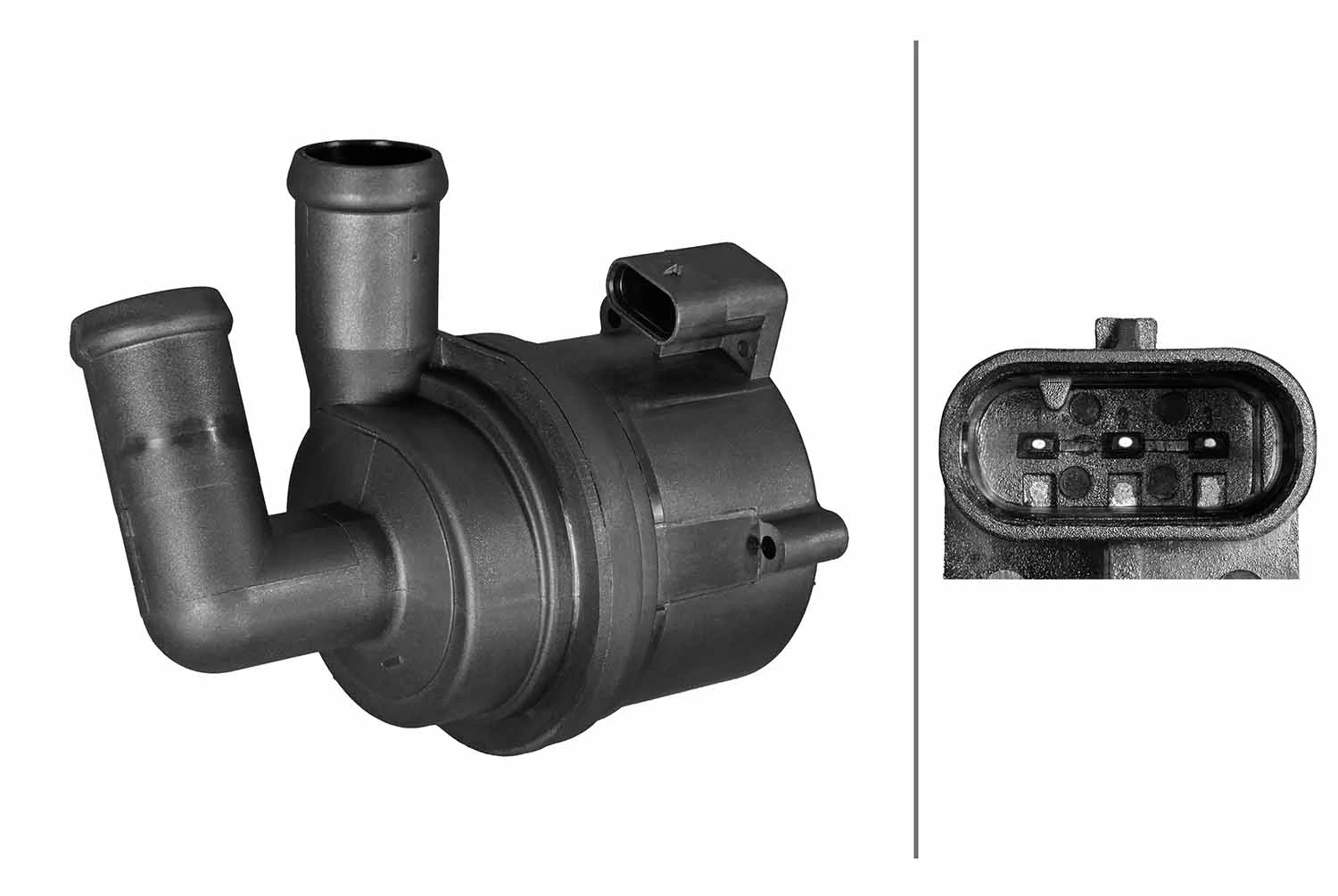 HELLA Kiegészítő vízszivattyú (hűtővíz-körforgás) - 8TW 358 313-321 - TothCarparts