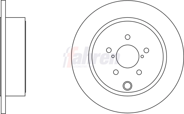 Fahren féktárcsa - FBD6594 - TothCarparts