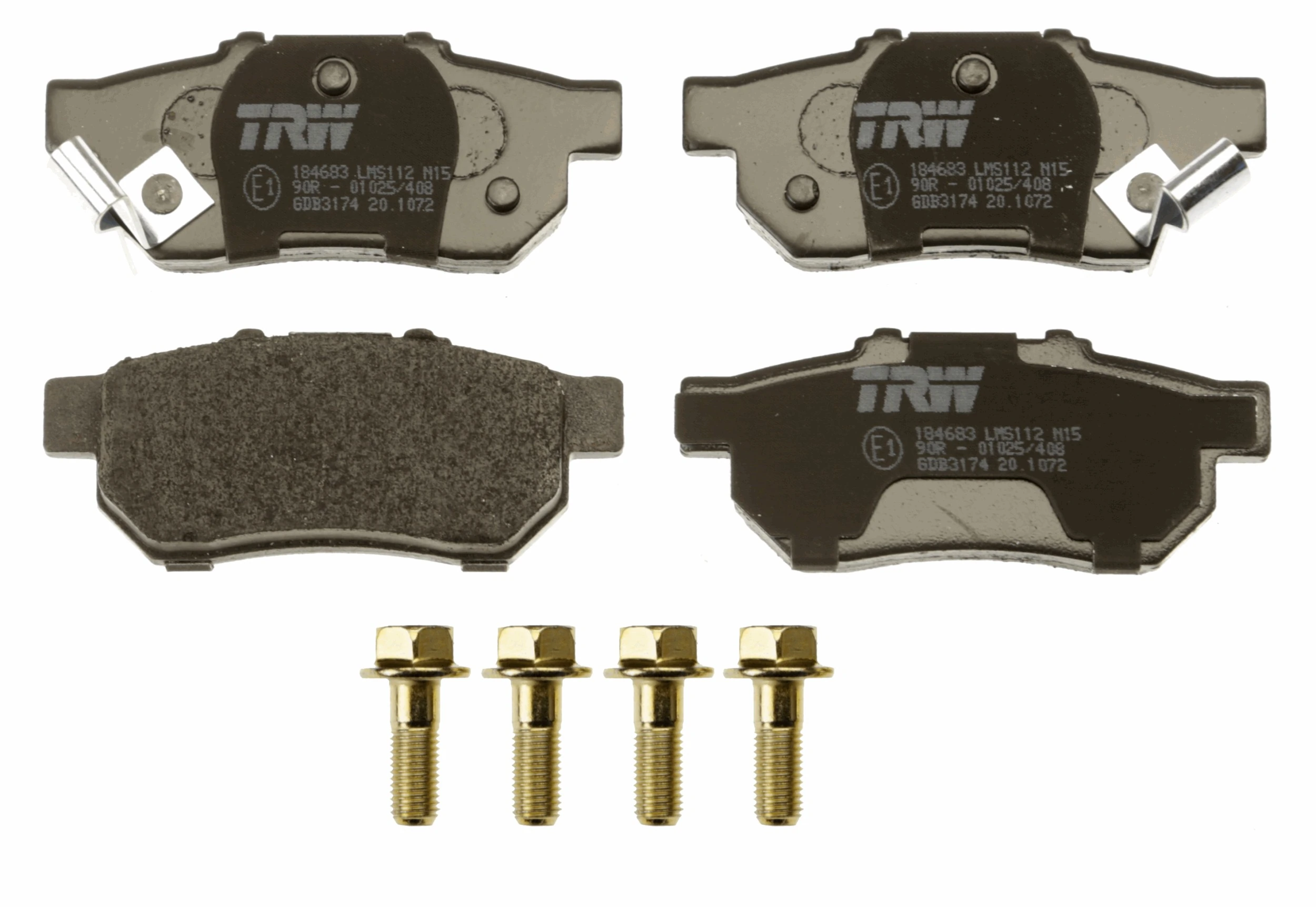 TRW fékbetétkészlet, tárcsafék - GDB3174 - TothCarparts