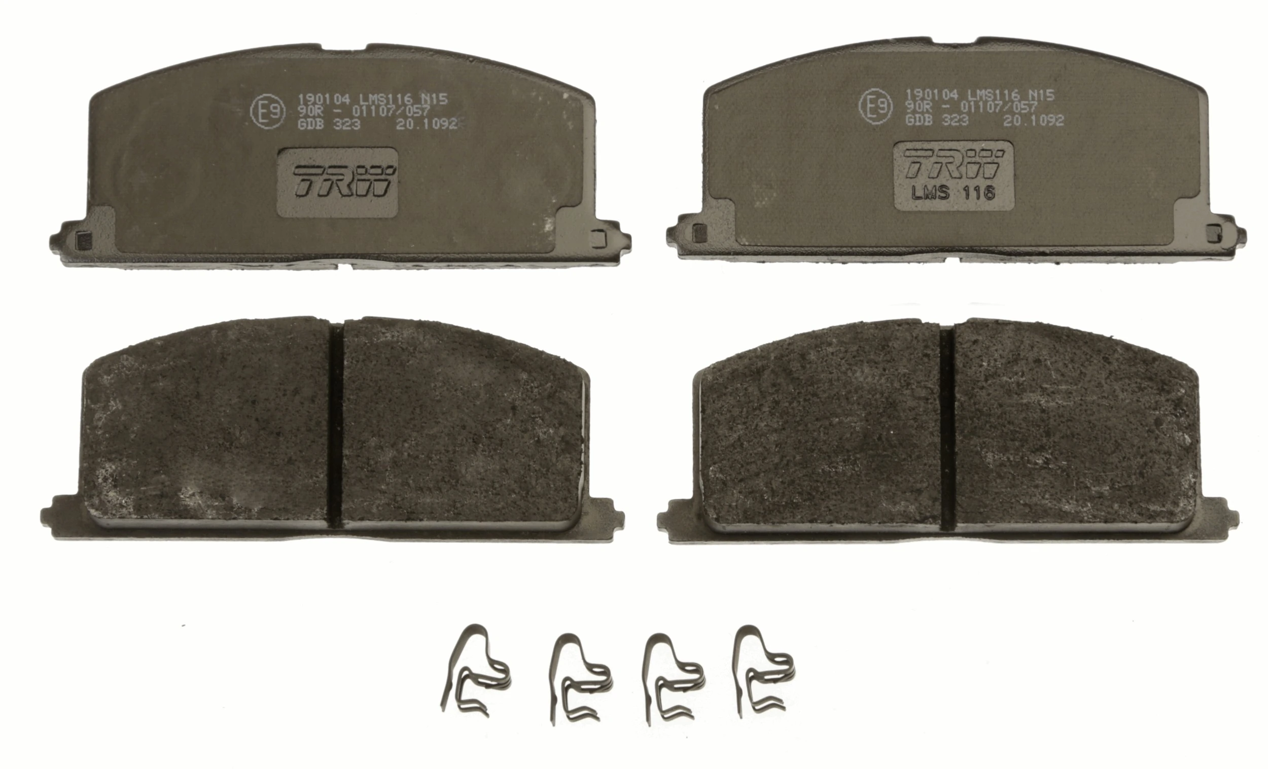 TRW fékbetétkészlet, tárcsafék - GDB323 - TothCarparts