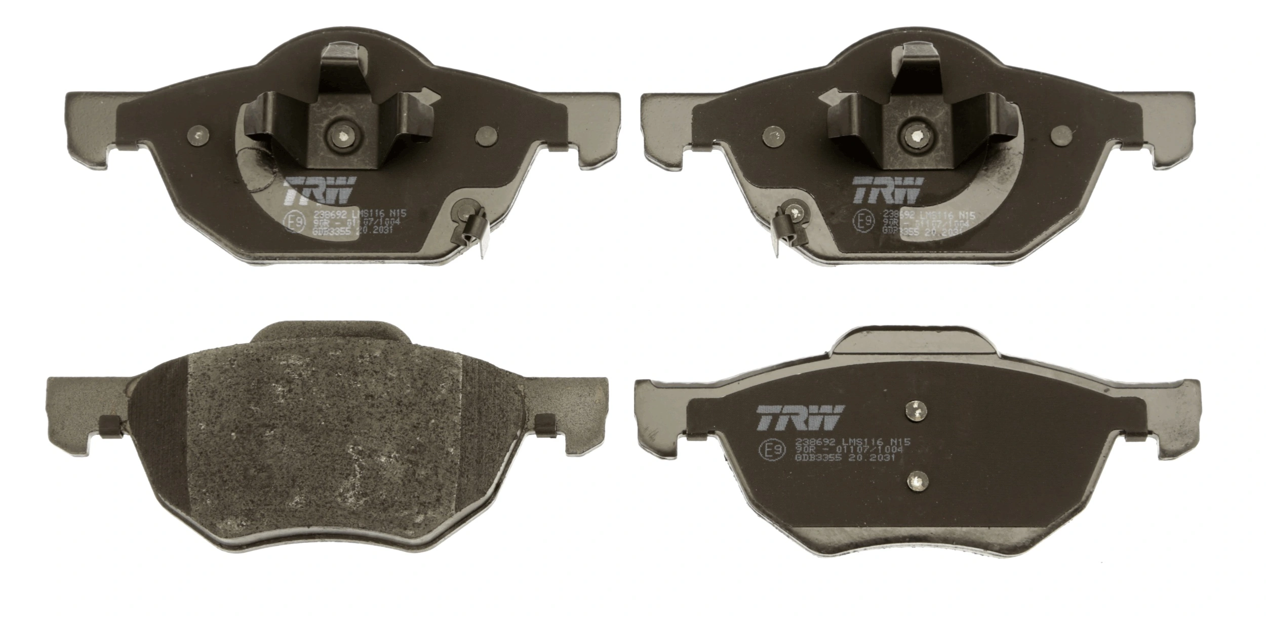 TRW fékbetétkészlet, tárcsafék - GDB3355 - TothCarparts