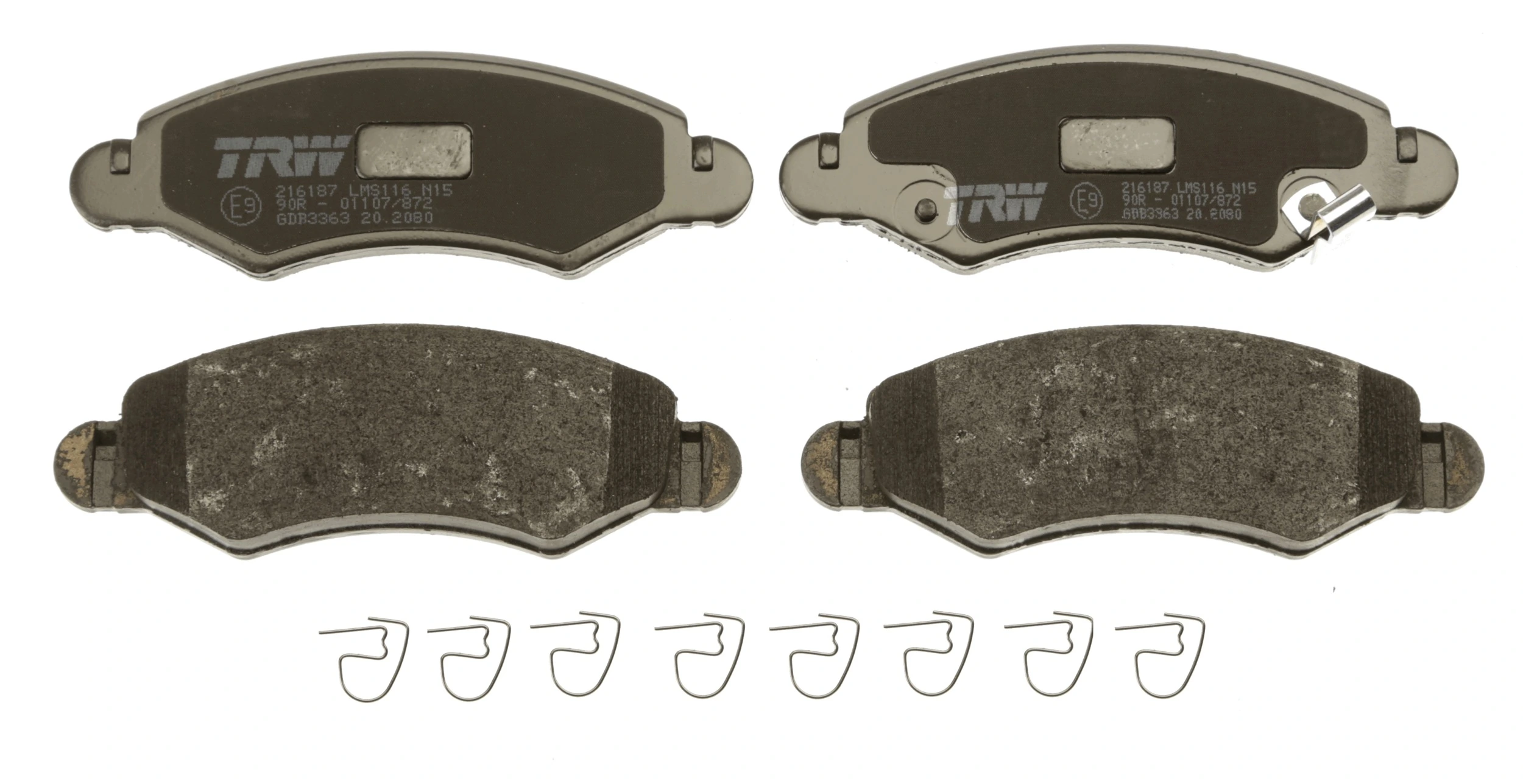 TRW fékbetétkészlet, tárcsafék - GDB3363 - TothCarparts
