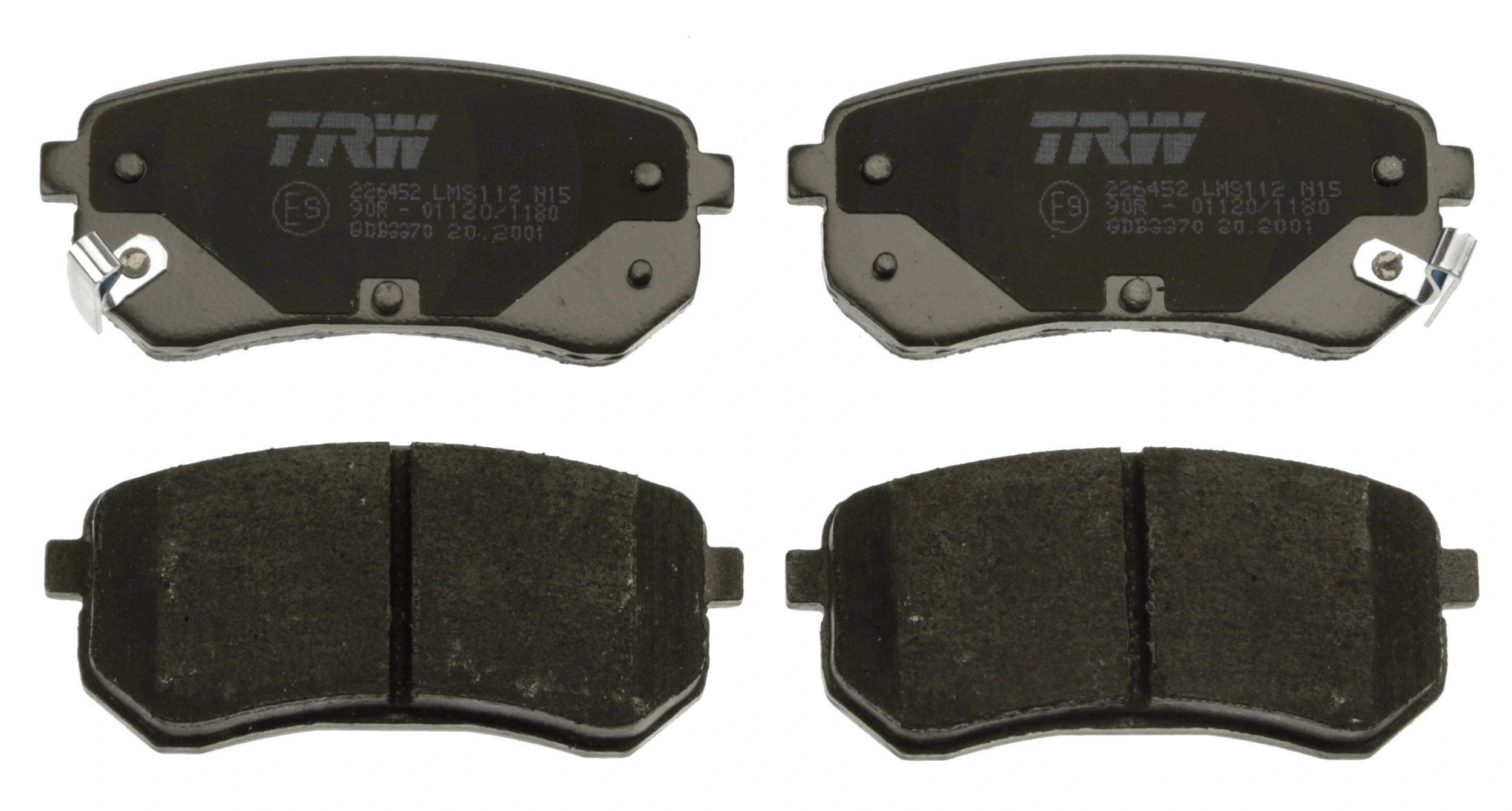 TRW fékbetétkészlet, tárcsafék - GDB3370 - TothCarparts