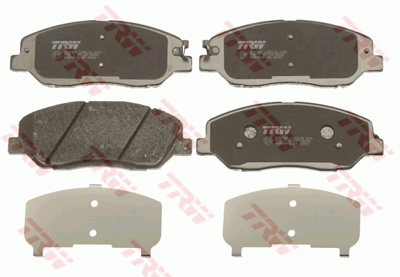 TRW fékbetétkészlet, tárcsafék - GDB3418DT - TothCarparts