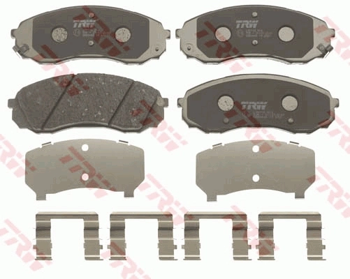 TRW fékbetétkészlet, tárcsafék - GDB3448DT - TothCarparts