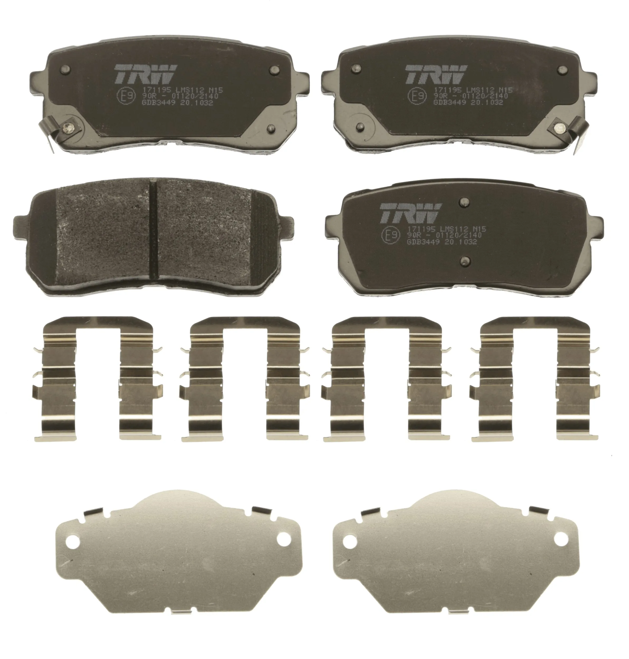 TRW fékbetétkészlet, tárcsafék - GDB3449 - TothCarparts