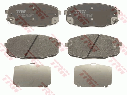 TRW fékbetétkészlet, tárcsafék - GDB3450DT - TothCarparts