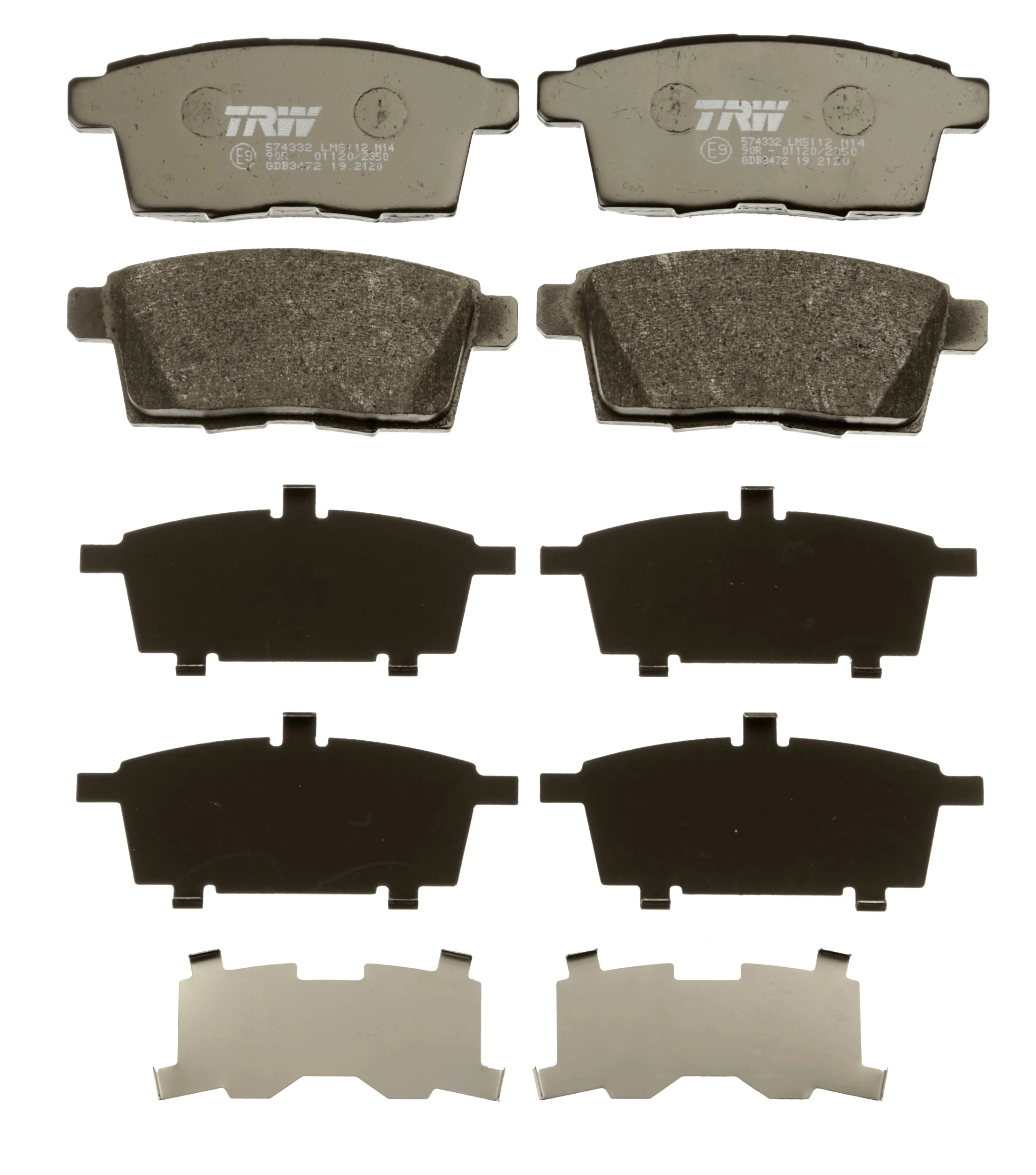 TRW fékbetétkészlet, tárcsafék - GDB3472 - TothCarparts