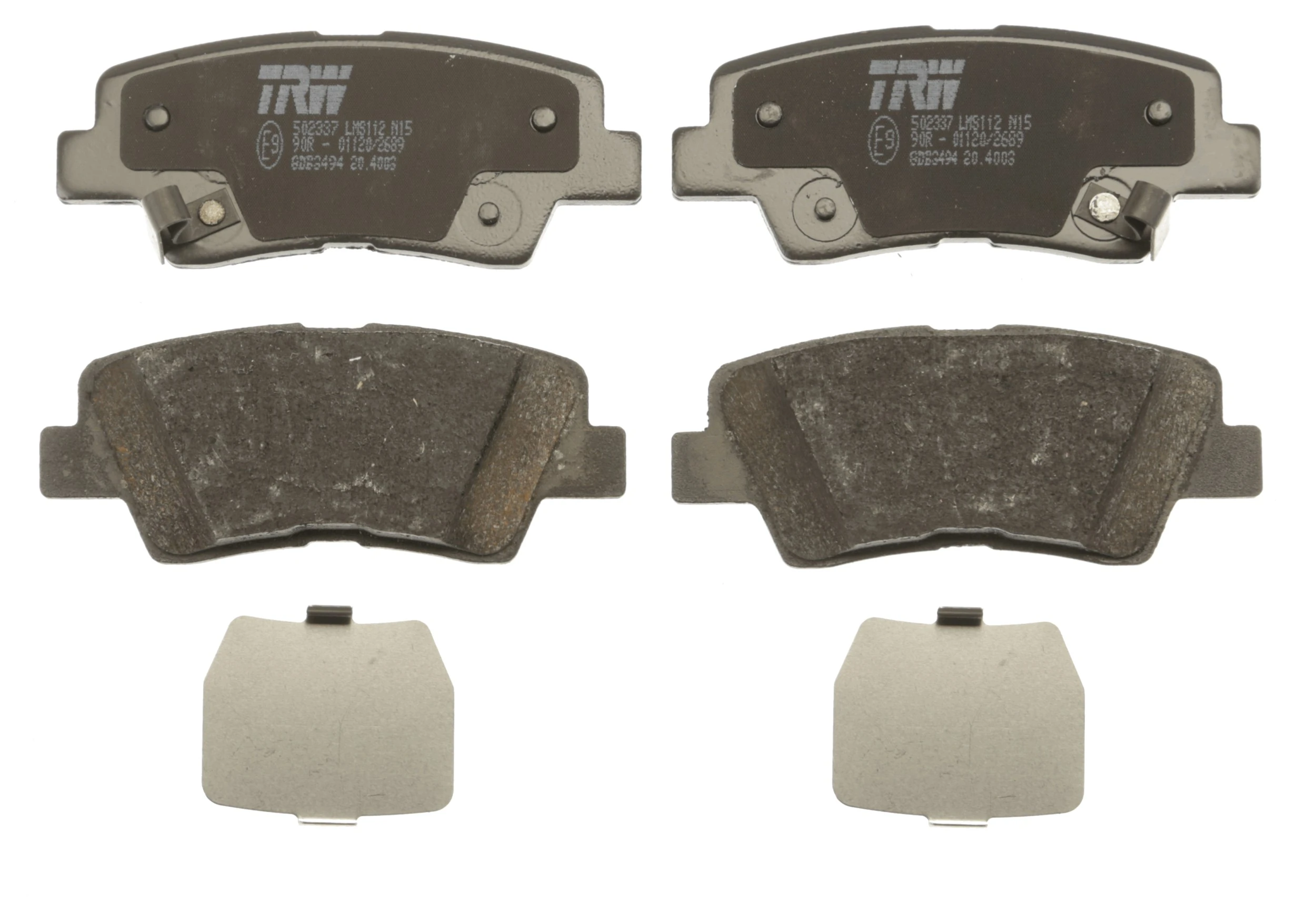 TRW fékbetétkészlet, tárcsafék - GDB3494 - TothCarparts