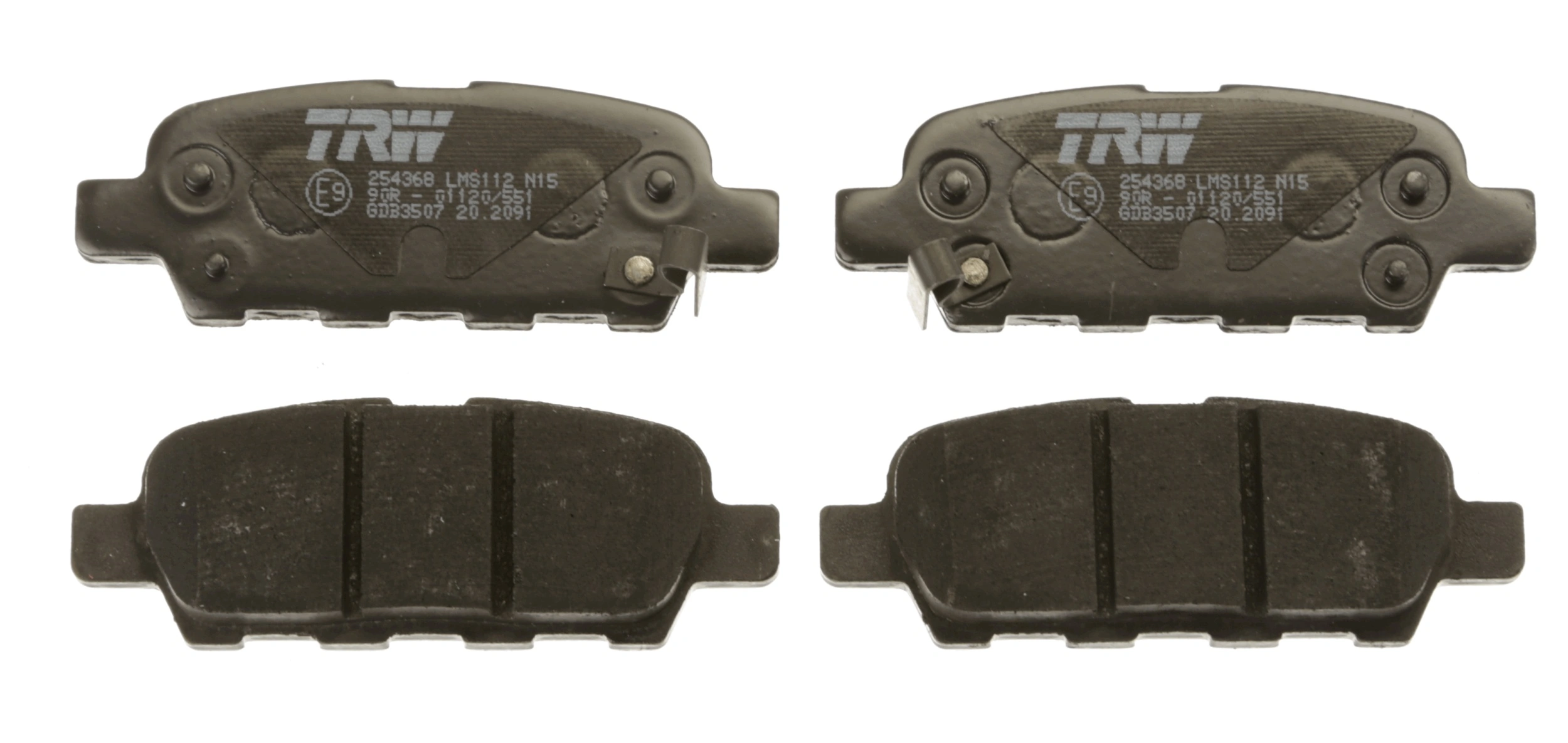 TRW fékbetétkészlet, tárcsafék - GDB3507 - TothCarparts