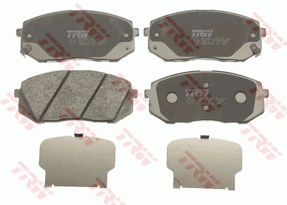 TRW fékbetétkészlet, tárcsafék - GDB3530AT - TothCarparts