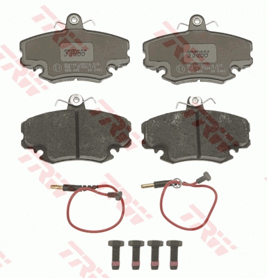 TRW fékbetétkészlet, tárcsafék - GDB400 - TothCarparts