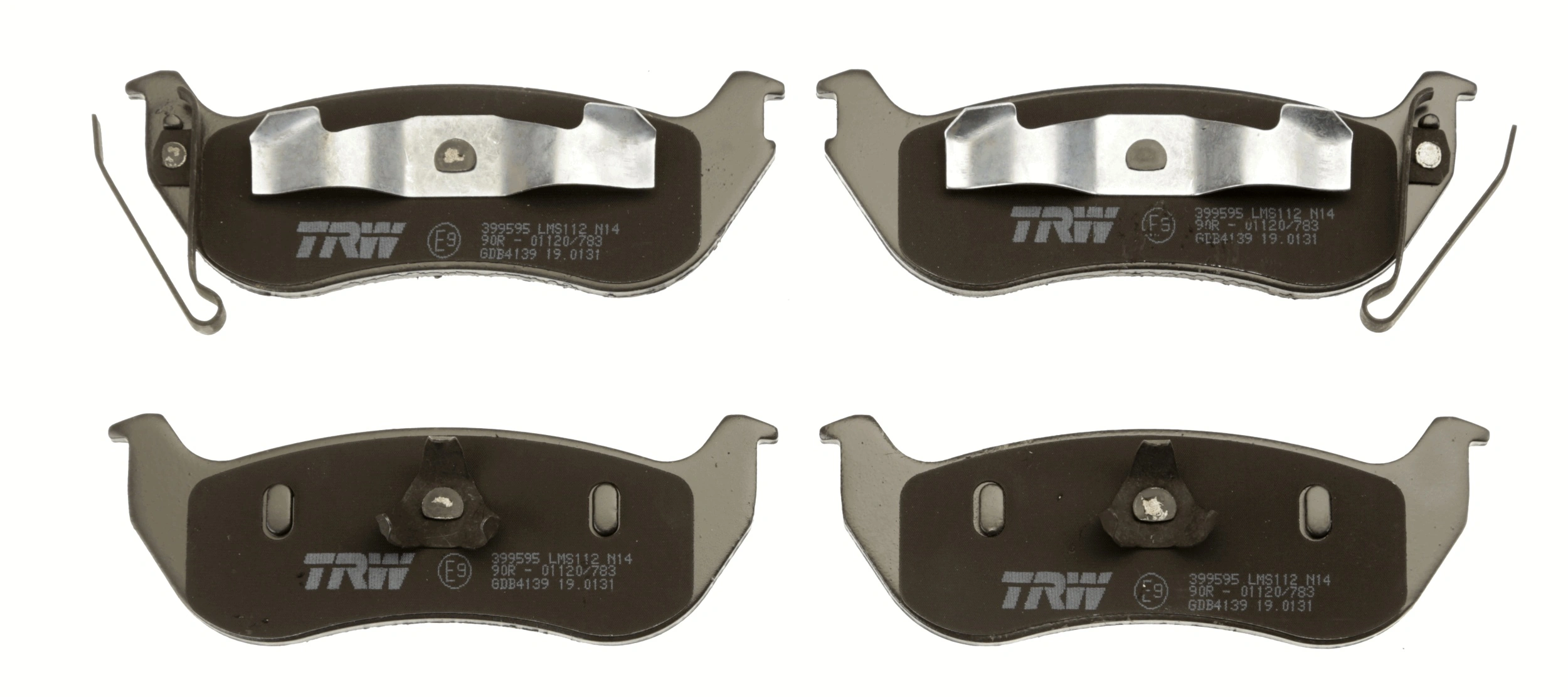 TRW fékbetétkészlet, tárcsafék - GDB4139 - TothCarparts