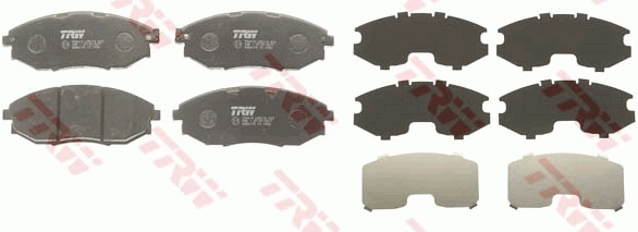 TRW fékbetétkészlet, tárcsafék - GDB4179AT - TothCarparts