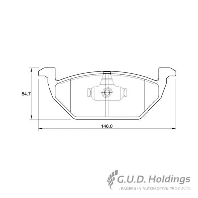 Safeline fékbetétkészlet, tárcsafék - D3295 - TothCarparts