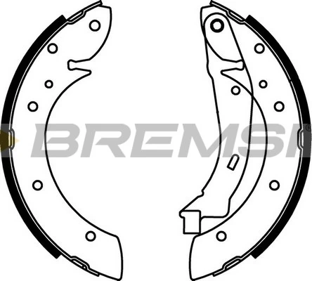 BREMSI fékpofakészlet - GF0106 - TothCarparts