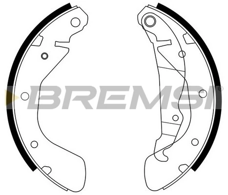 BREMSI fékpofakészlet - GF0353 - TothCarparts