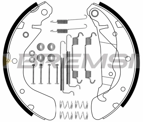 BREMSI fékpofakészlet - GF0354-1 - TothCarparts