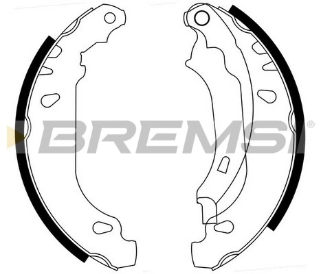 BREMSI fékpofakészlet - GF0386 - TothCarparts
