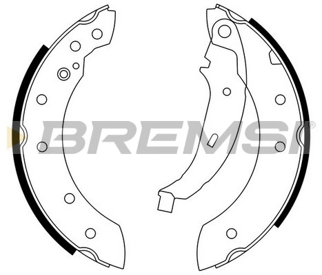 BREMSI fékpofakészlet - GF0425 - TothCarparts