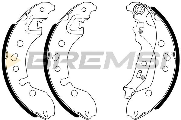 BREMSI fékpofakészlet - GF0448 - TothCarparts