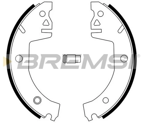 BREMSI fékpofakészlet - GF0472 - TothCarparts