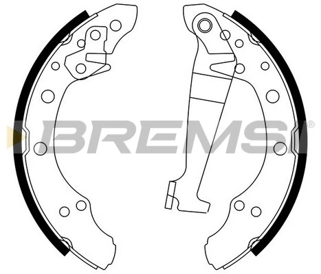 BREMSI fékpofakészlet - GF0543 - TothCarparts